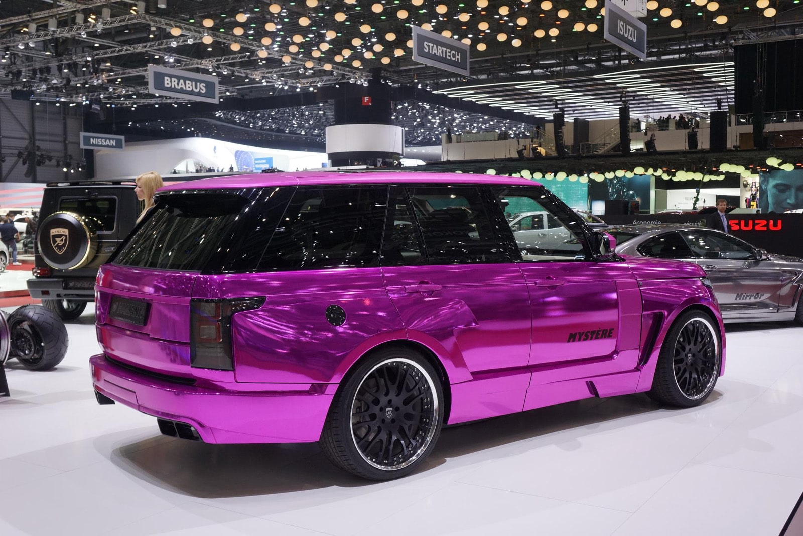 La Range Rover Mystère fait son show au salon de Genève
